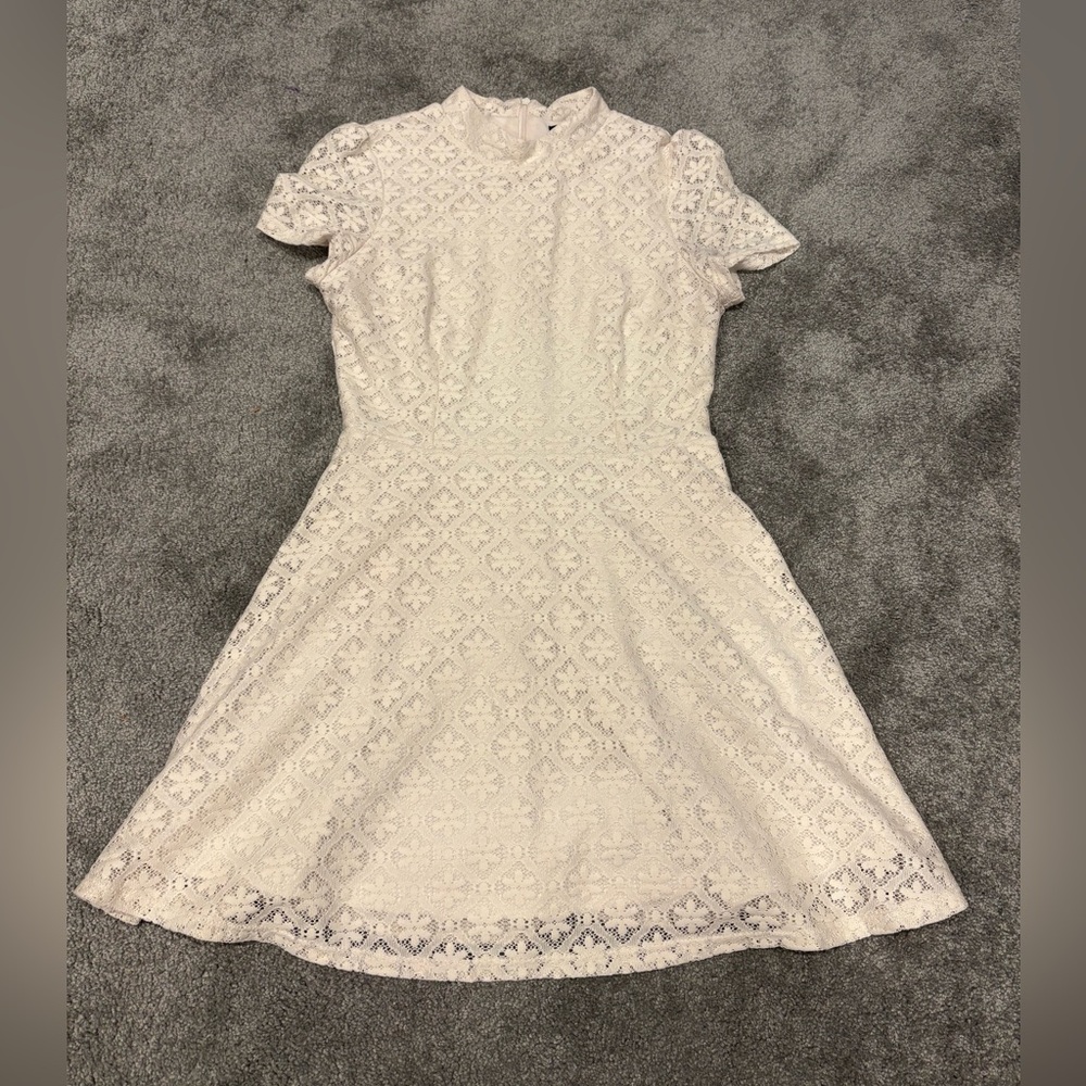 Forever 21 White Lace Dress - Size Small
